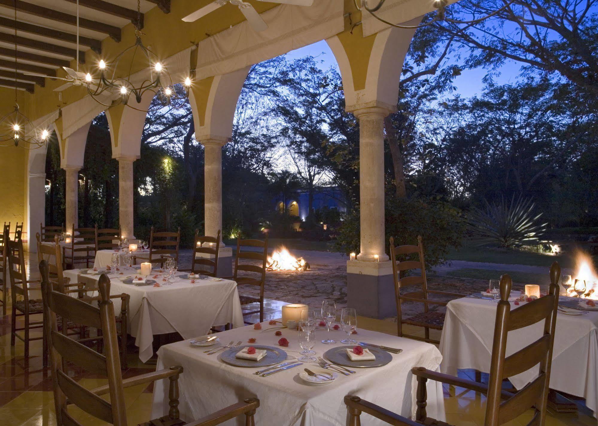 Hotel Hacienda San Jose Cholul Tixkokob Restauracja zdjęcie